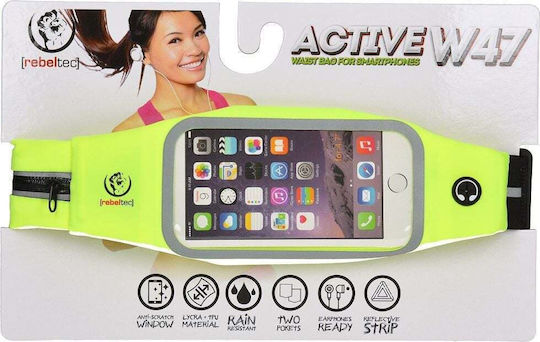 Rebeltec Active W47 Τσαντάκι Μέσης έως 4.7" Κίτρινο