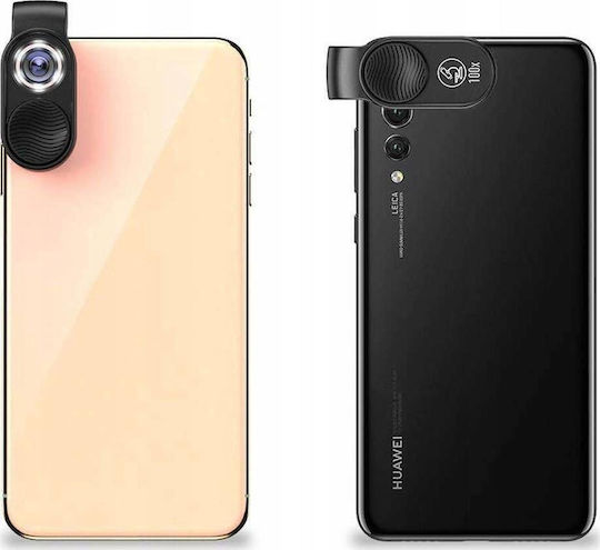 Apexel 100x Microscope Lens Apl-ms001 Phone Universal Black