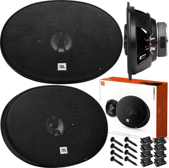 Stage1 9631 Jbl 6”x9” 3-way Oval Speakers 60w Rms