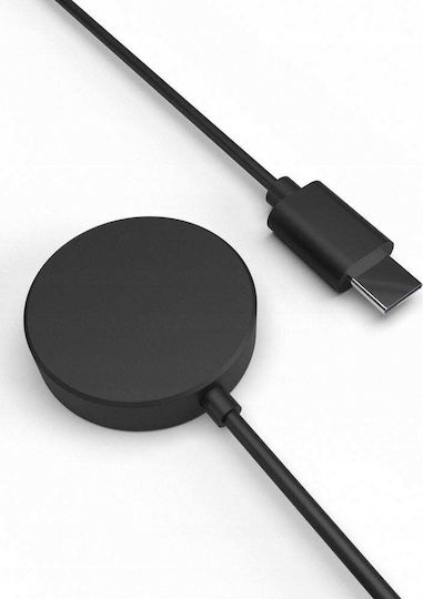 Festes USB-C-Ladegerät für Samsung Galaxy Watch 3 4 5 6 Active Schwarz
