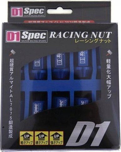 D1spec Forged Nuts D1spec Alu 12x1.5 Blue