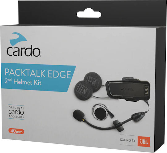 Cardo 2nd Helmet Kit Headphones Microphone & Base Packtalk Pro Edge Speakers Jbl 40mm