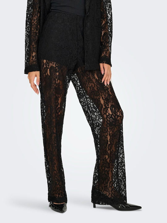 Mw Dama Tesatura Pantaloni Black