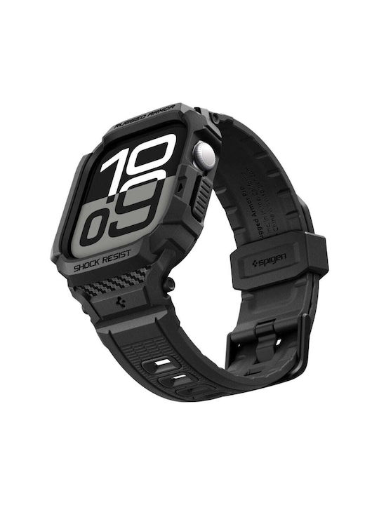 Spigen Rugged Armor Pro 2 Matte Black Apple Watch 11 42mm Acs10494