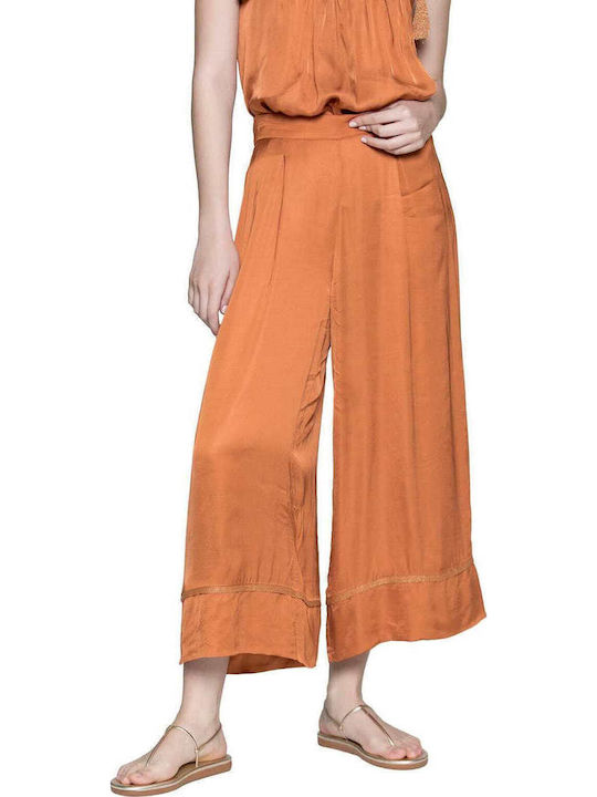 Pantaloni Dama Largi Maro High Rise