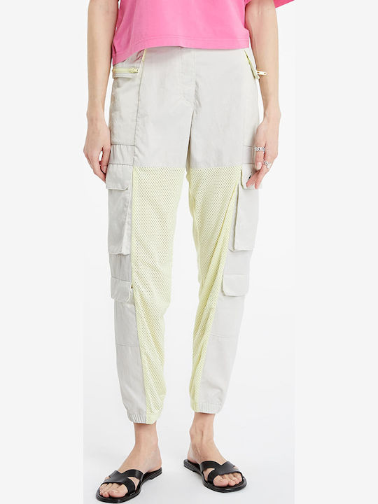 Heatwave Utility Damen Stoff Cargo Hose Beige
