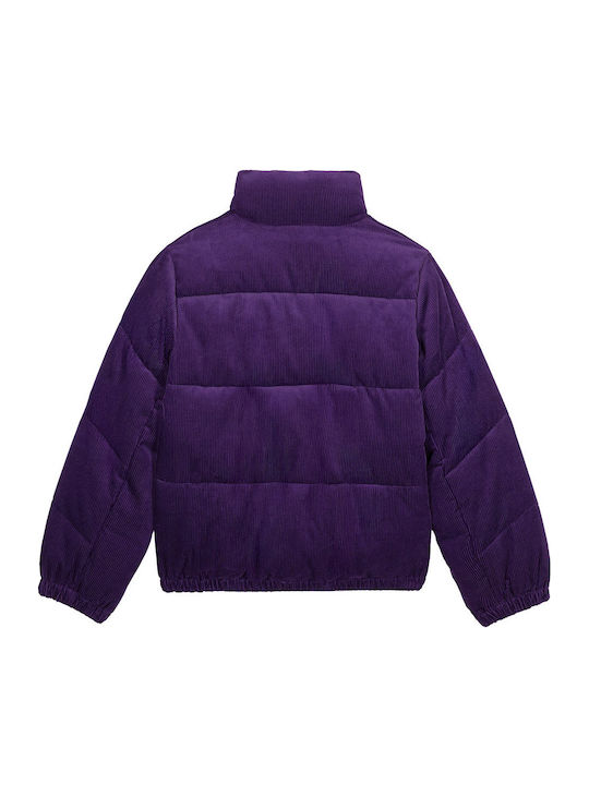 Cord'n Stone Късо Дамско Puffer Якето За Зима Acai