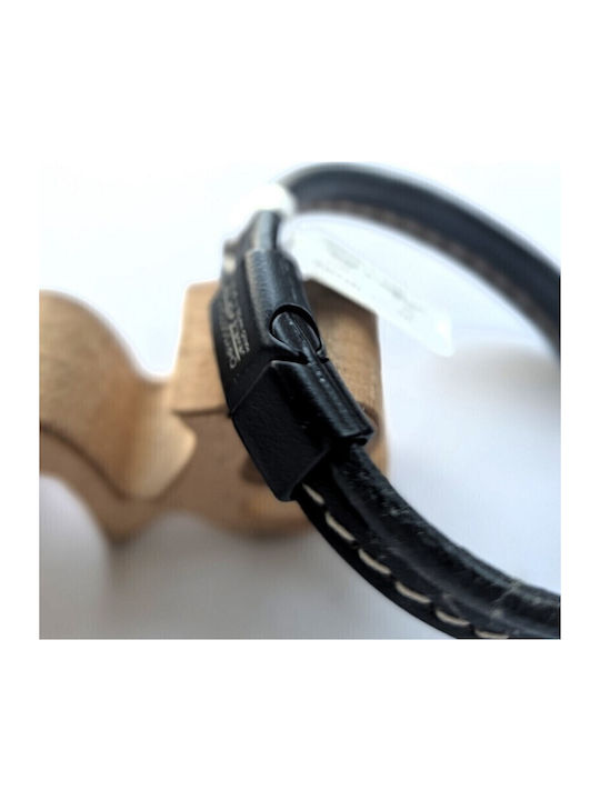 Chrysostomos Herren Armband aus Leder 17cm