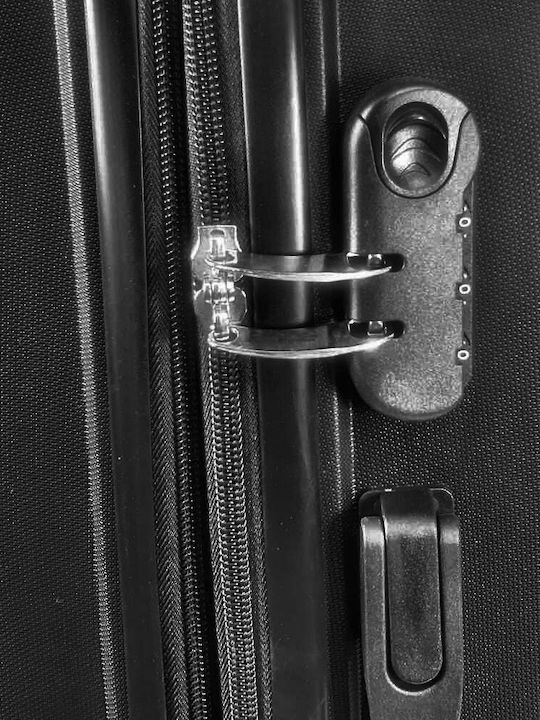 Seagull Cabin Travel Suitcase Hard Black with 4 Wheels Height 55cm SG180-S-55-Black