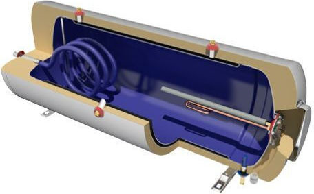 Nobel Solar Water Heater 160lt Inox 2.6 sq.m. Selective