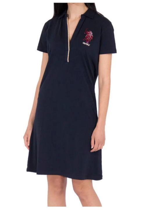Christine Καλοκαιρινό Mini Φόρεμα Navy Μπλε