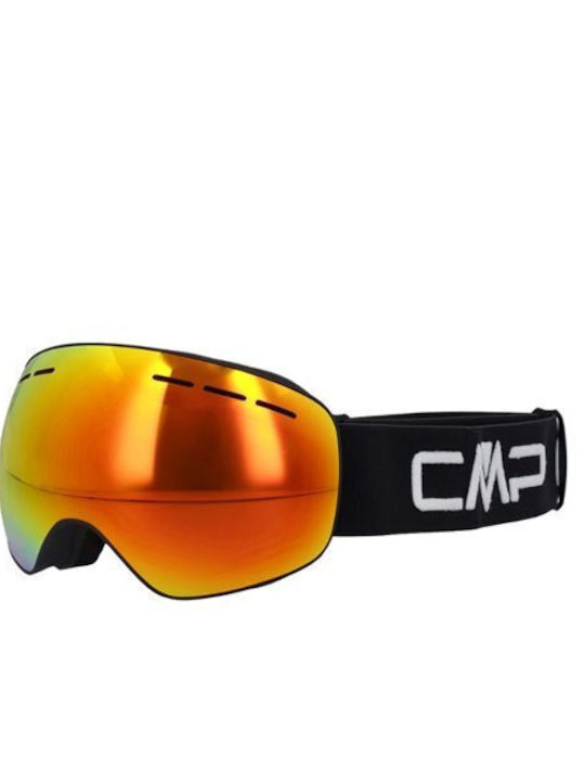 CMP Μάσκα Σκι & Snowboard Ενηλίκων Πορτοκαλί με Φακό σε Πορτοκαλί Χρώμα