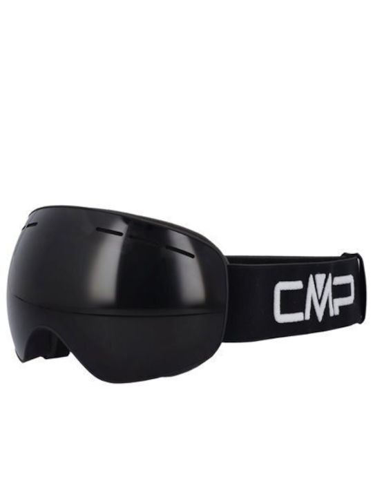 CMP Ski- & Snowboardbrille Erwachsene Schwarz mit Linse Spiegel in Schwarz Farbe