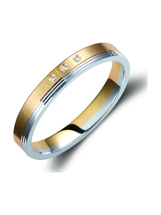 Valauro Βέρες 9κ Δίχρωμες – Πάχος 3.50mm