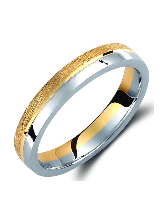 Valauro Βέρες Χρυσό 9κ Δίχρωμες – Πάχος 3.50mm
