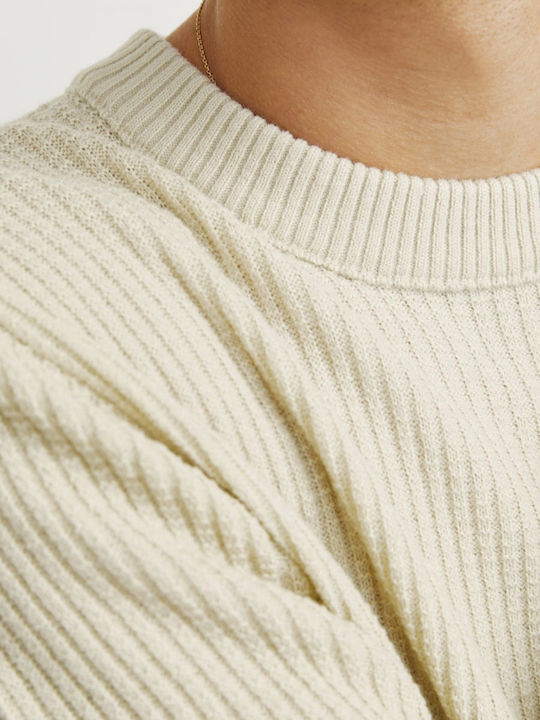 Langarm-Pullover Beige