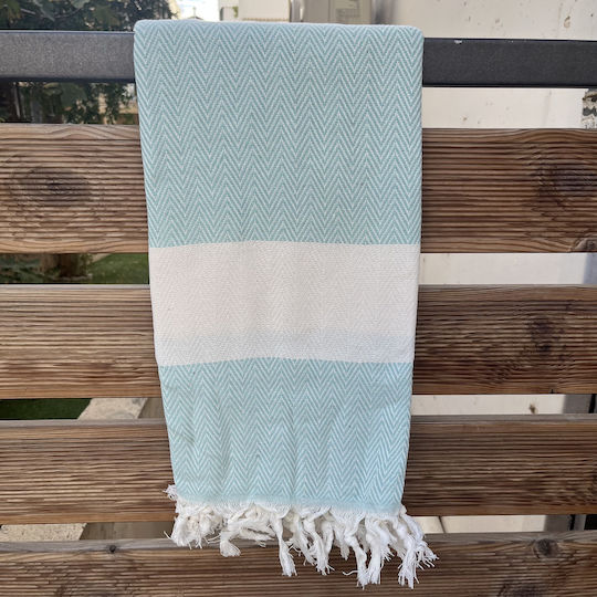 Pestemal Beach Towel Cotton Green 180x100cm.
