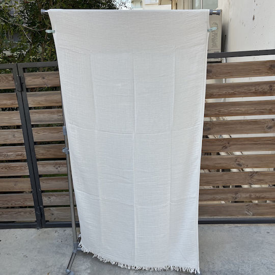 Pestemal Beach Towel Cotton Beige 180x100cm.