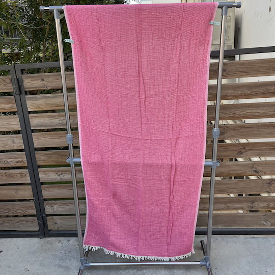Pestemal Beach Towel Cotton Fuchsia 180x100cm.