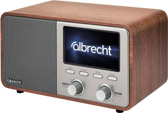 Albrecht DR 760 Cu alimentare la rețea DAB+ cu USB Maro