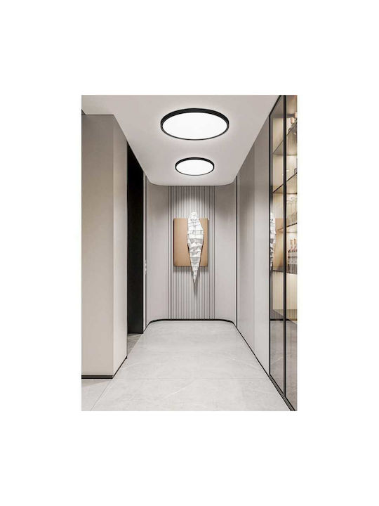 Lightplanet Deckenleuchte Badezimmer 40cm Transparente mit Integrierte LED