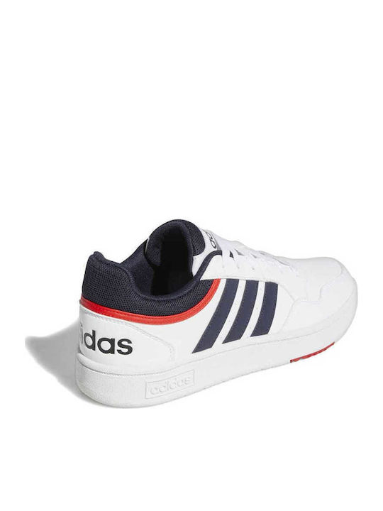 Hoops 3.0 Ανδρικά Sneakers Cloud White / Legend Ink / Vivid Red