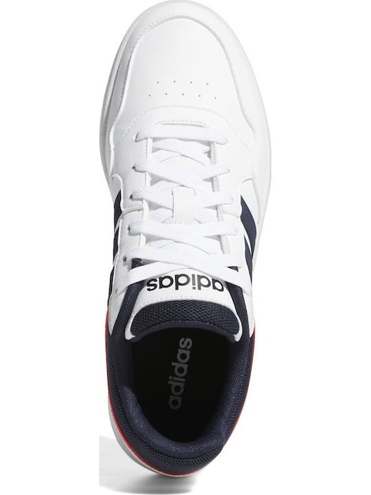 Hoops 3.0 Ανδρικά Sneakers Cloud White / Legend Ink / Vivid Red