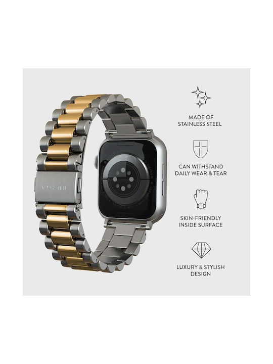 Burga Armband Gold (Apple Watch 4/5/6/7/8/9/10/11 - SE (1/2/3)) Burga Armband Gold (Apple Watch 4/5/6/7/8/9/10/11 - SE (1/2/3))