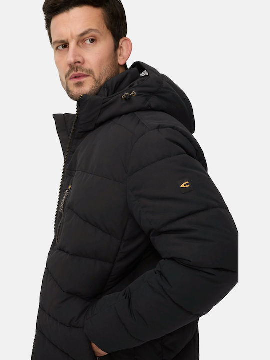 Μπουφάν Puffer Αδιάβροχο και Αντιανεμικό Ανθρακί