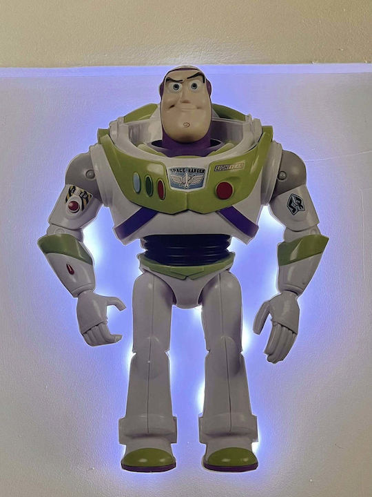 Ξύλινο Φωτιστικό Τοίχου Buzz Lightyear