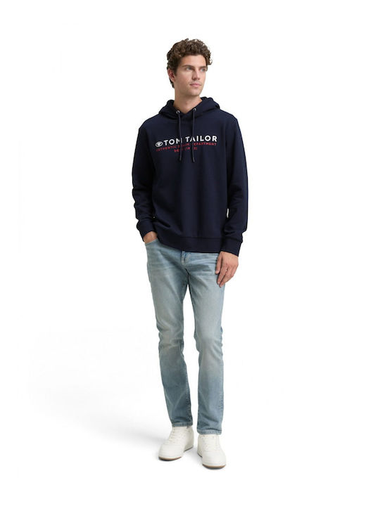 Sweatshirt with Hood Navy