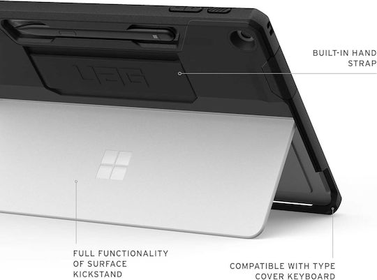 UAG Scout Back Cover Durable with Keyboard Blacη (Microsoft Pro 12" (1ης - 2025)) 324022114040