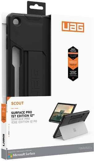 UAG Scout Back Cover Durable with Keyboard Blacη (Microsoft Pro 12" (1ης - 2025)) 324022114040