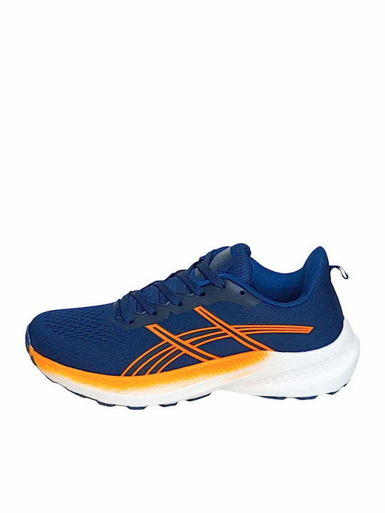 Sneakers Pentru Bărbați Albaștri M-24113-3-MPLE