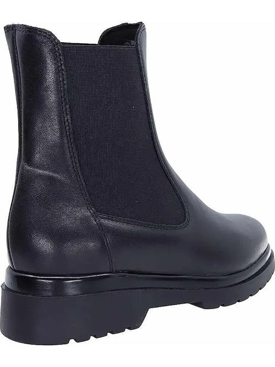 Leather Women's Chelsea Boots Black