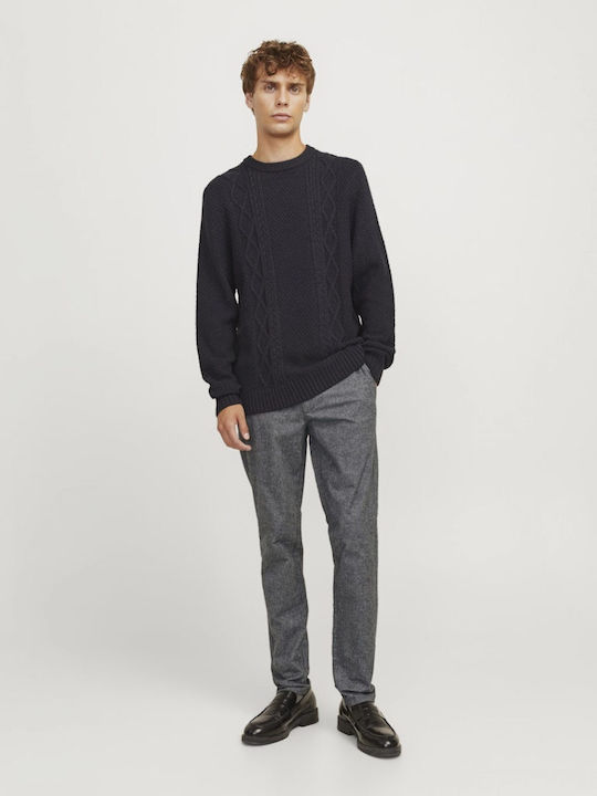 Παντελόνι Chino Ελαστικό σε Slim Εφαρμογή Light Grey Melange