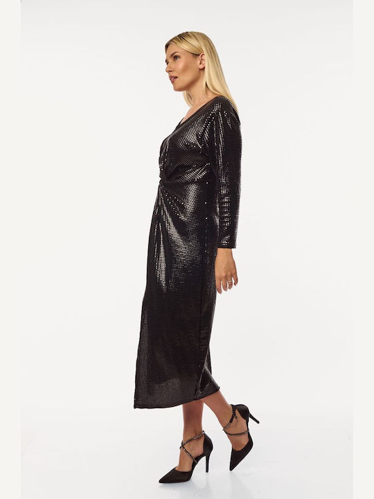 Rochie Maxi De Seară Jupon Neagră