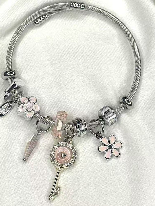 King Women's Bracelet Handcuffs made of Steel