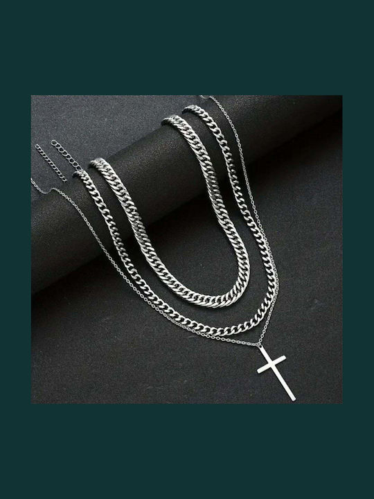 Sharks Bay Clothing Cross from Steel with Chain