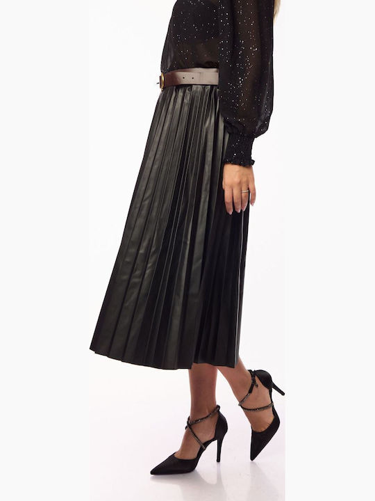 Leather Skirt Black