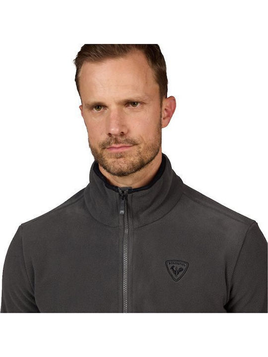 Men's Fleece Cardigan Gray