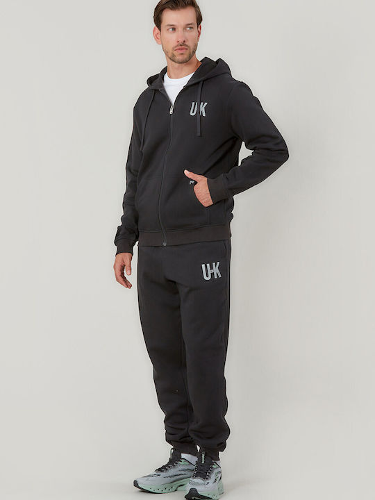 Ανδρική Ζακέτα Fleece Μαυρο