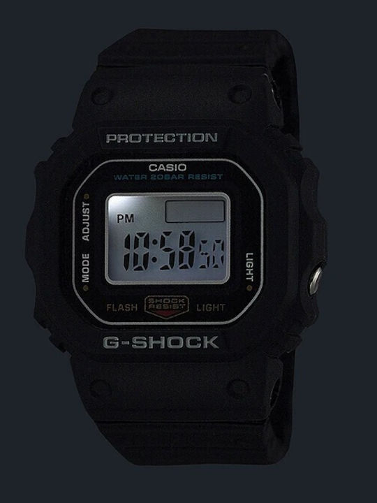 Casio Ψηφιακό Ανδρικό Ρολόι Μπαταρίας με Κίτρινο Καουτσούκ Λουράκι