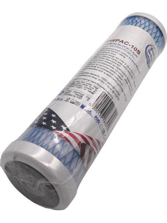 Water Filter Replacement for Faucet made of Activated Carbon 0.5 μm