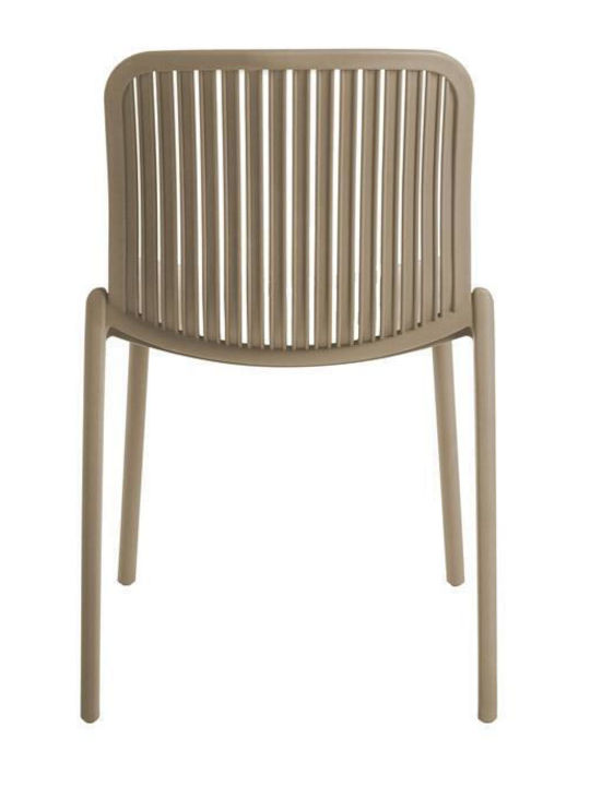 Scaun De Exterior Din Polipropilenă Callia Kaki 58x57x82cm