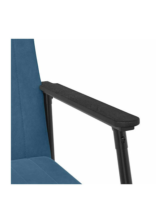 Πολυθρόνα Βελούδινη Μπλε 59x75x78cm