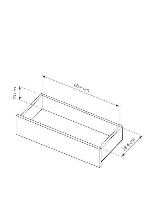 TV-Ständer Cremona Natur M196xP51xH40cm