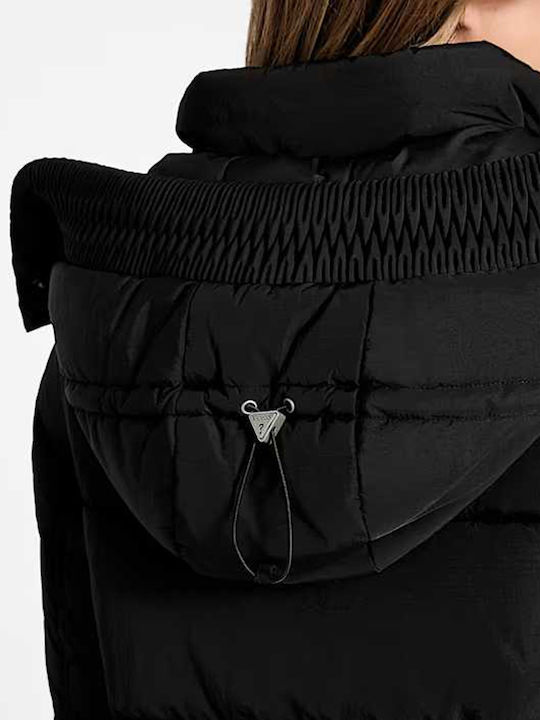 Jachetă de femei Puffer Black
