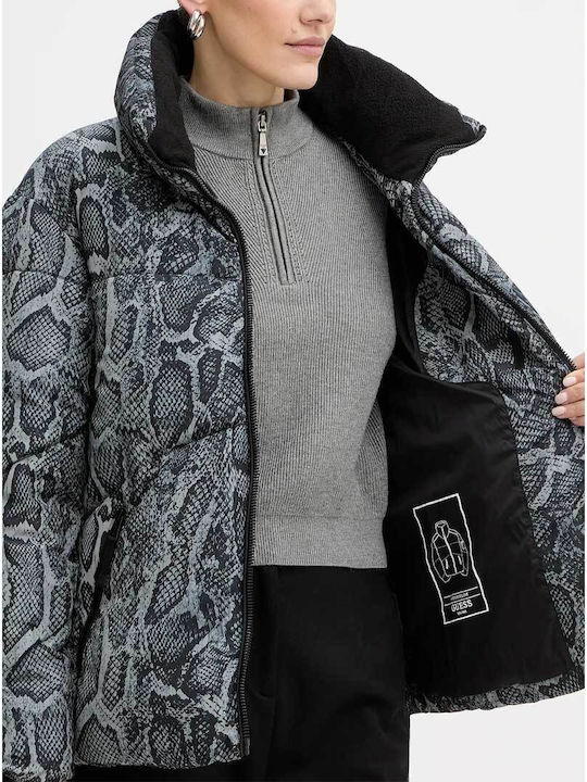 Κοντό Γυναικείο Puffer Μπουφάν Multi