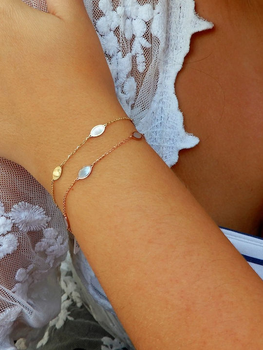 Art d or Set with Necklace & Bracelet from Rose Gold